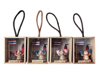 まとめ買い - ロゴ入りムエタイ象のウッズボックス